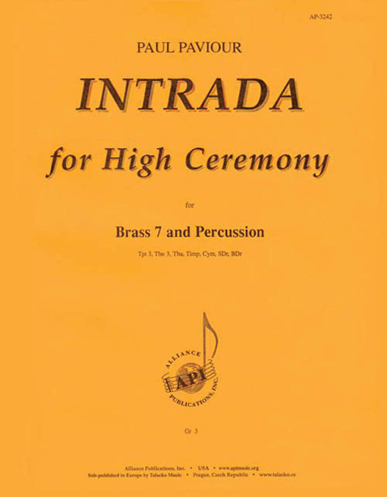 Intrada For High Celebration- Br 7 & Percussion 3